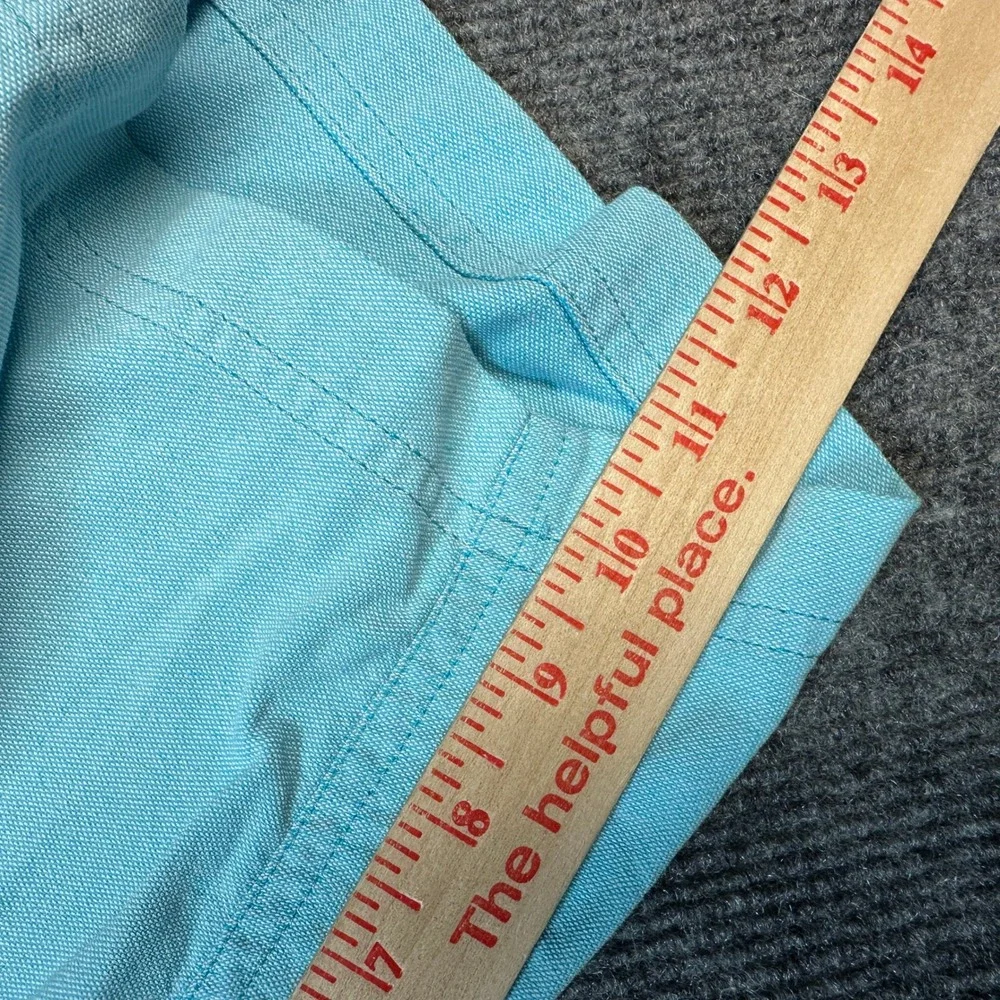 Lululemon Athletica Commission Shorts Mens 34 Turquoise Blue Golf 9 Inseam